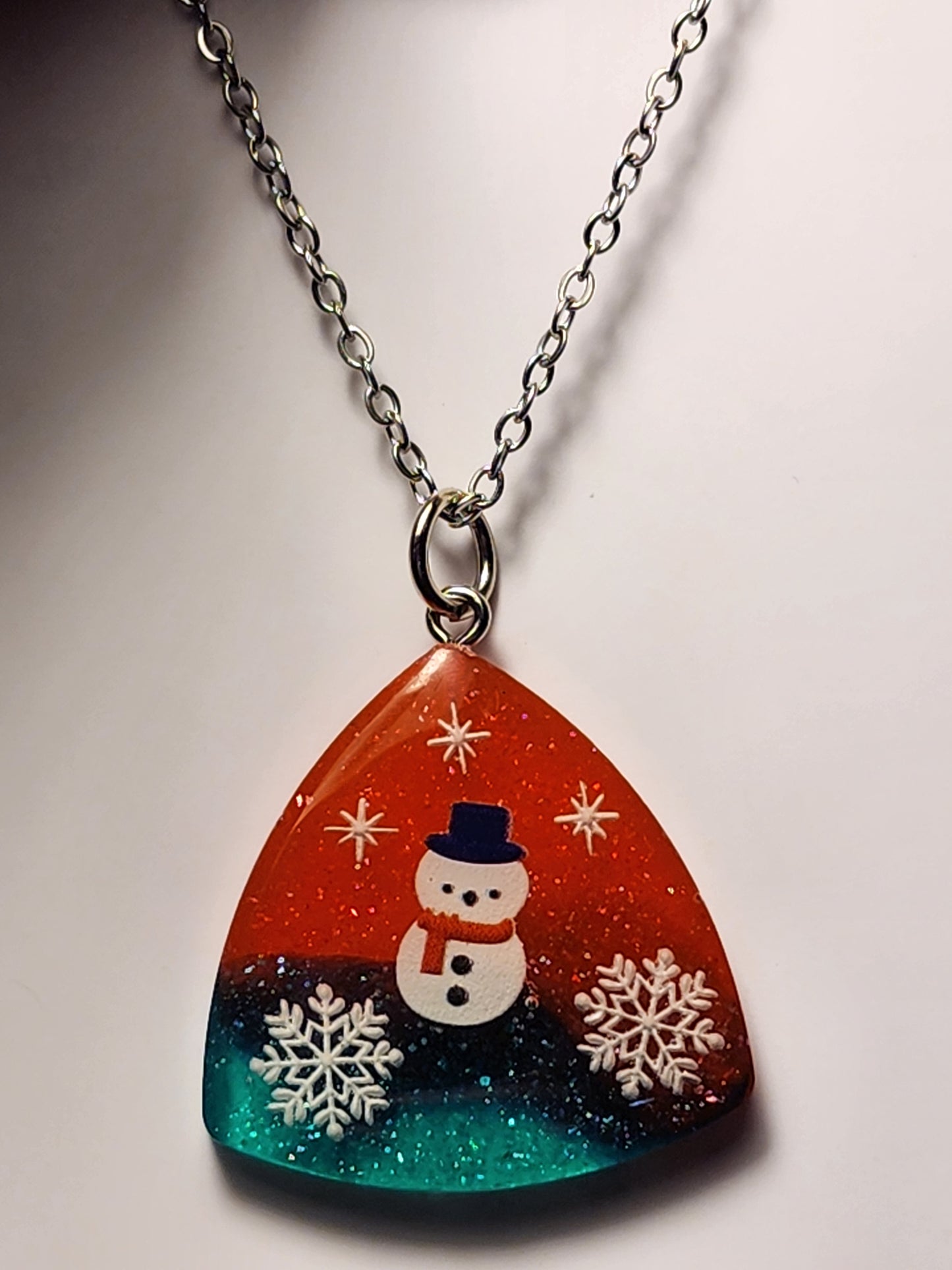 Large Charm Christmas Necklace