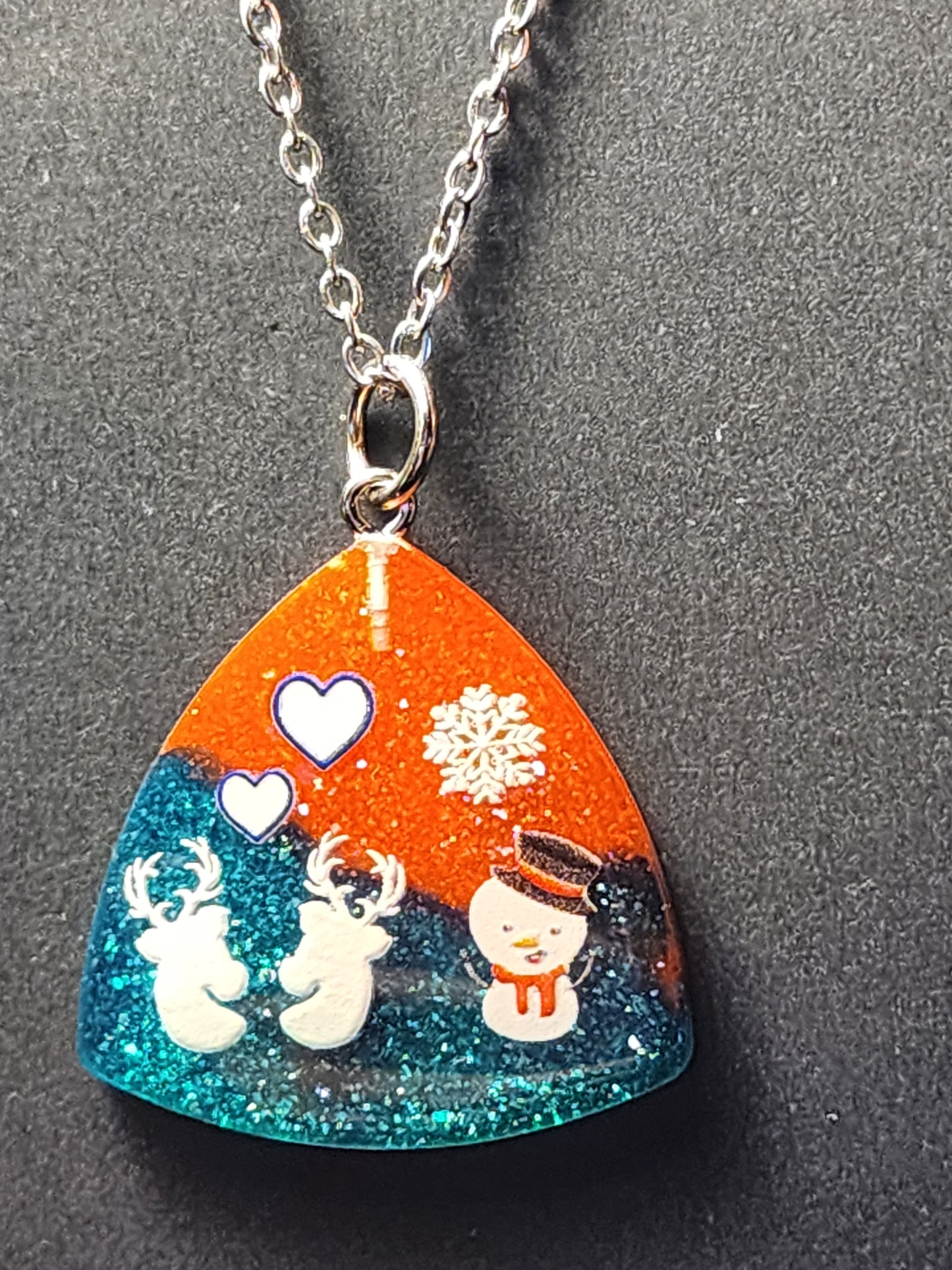 Large Charm Christmas Necklace